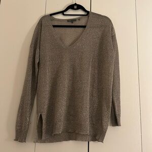 Vince Silver Sheer Top